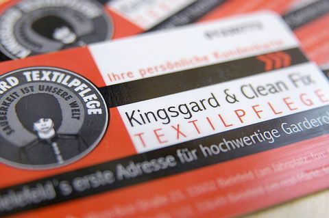 Kingsgard & Clean Fix Kundenkarte